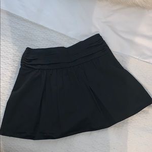 Black Lined Flare Skirt - Size 6